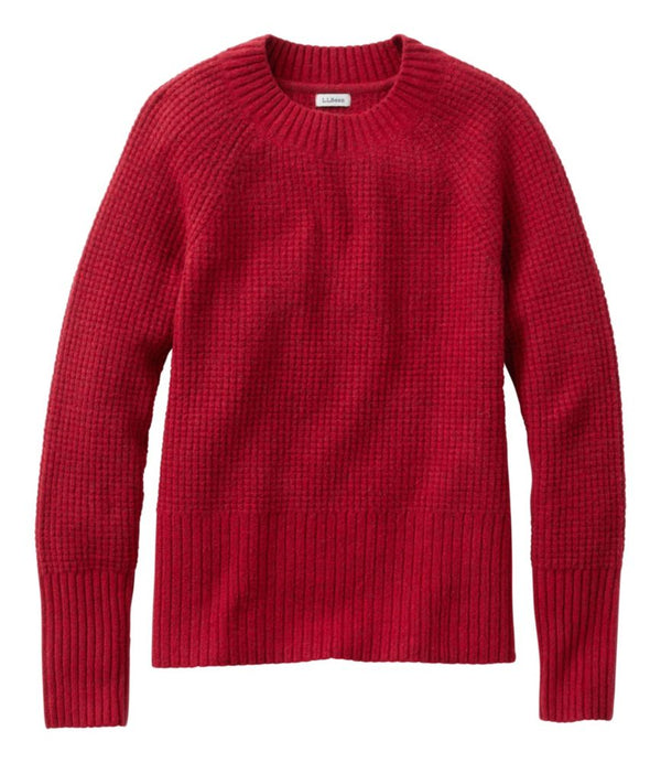 Women's SuperSoft Waffle Sweater, Crewneck
