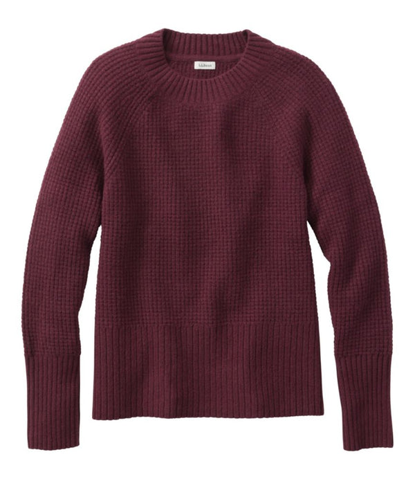 Women's SuperSoft Waffle Sweater, Crewneck