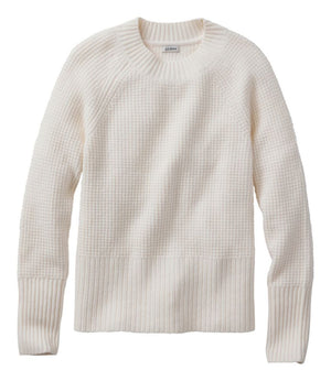 Women's SuperSoft Waffle Sweater, Crewneck