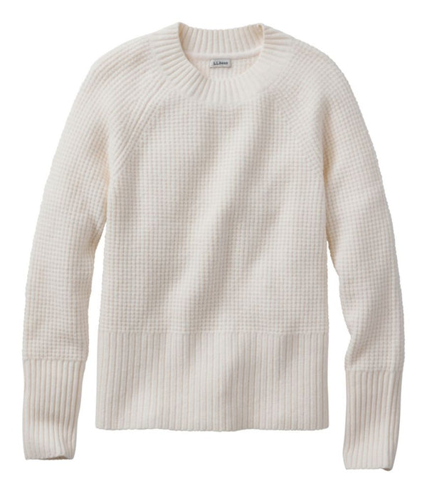 Women's SuperSoft Waffle Sweater, Crewneck