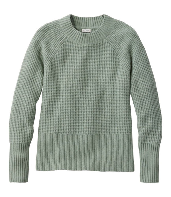 Women's SuperSoft Waffle Sweater, Crewneck
