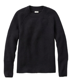 Women's SuperSoft Waffle Sweater, Crewneck
