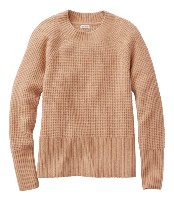 Women's SuperSoft Waffle Sweater, Crewneck