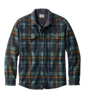 Men's Bean's Mariner Fleece Shirt, Print