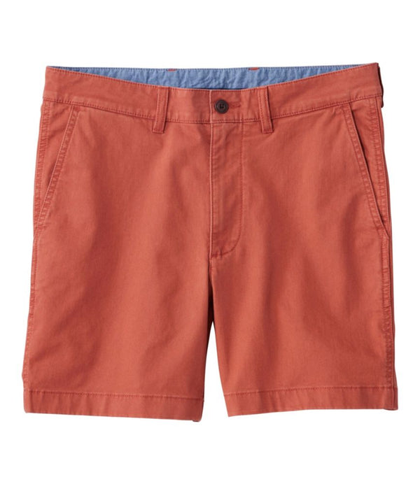 Men's Lakewashed® Stretch Khaki Shorts, 6"