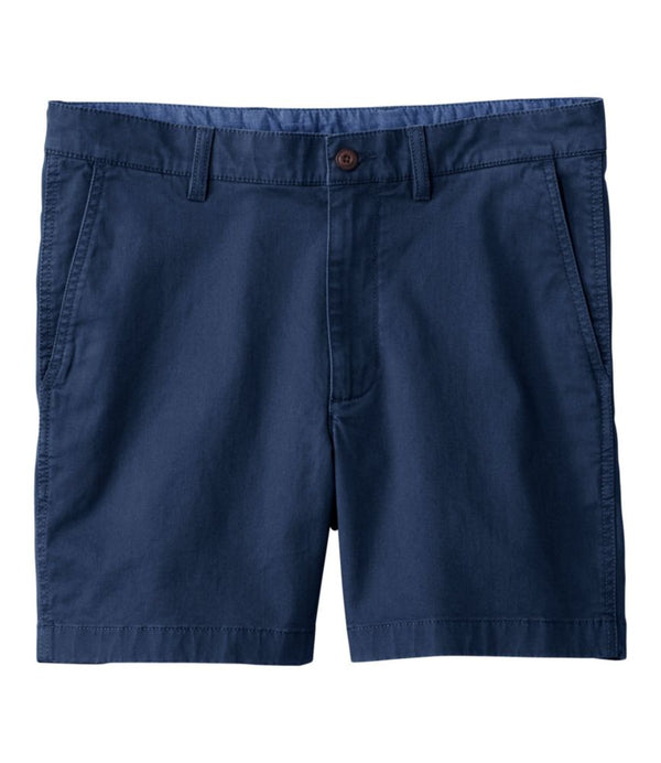 Men's Lakewashed® Stretch Khaki Shorts, 6"
