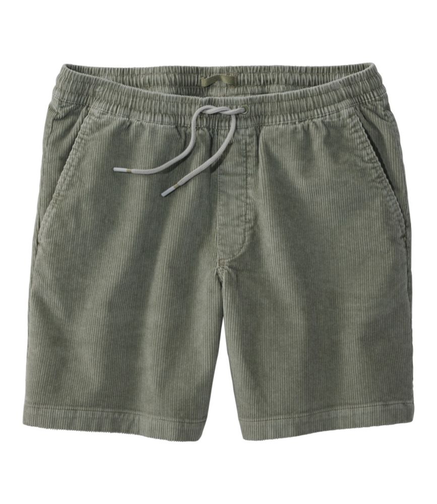 Men's Wide-Wale Cord Pull-On Shorts, 7"