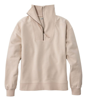 Women's Sunwashed Sweats, Quarter-Zip