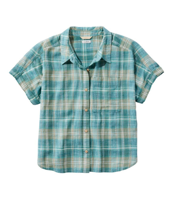 Women's L.L.Bean Day Breeze Shirt, Short-Sleeve Button-Front