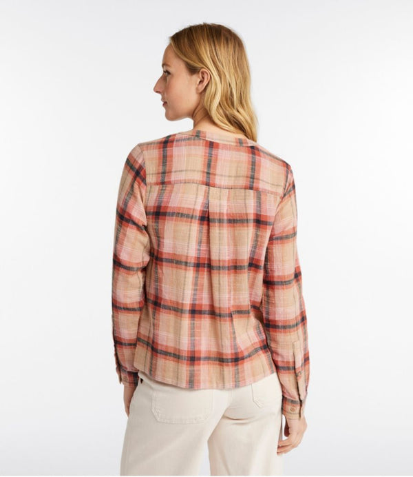 Women's L.L.Bean Day Breeze Shirt, Long-Sleeve Collarless