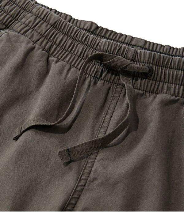 Women's Lakewashed Pull-on Chinos, Mid-Rise Wide-Leg Crop
