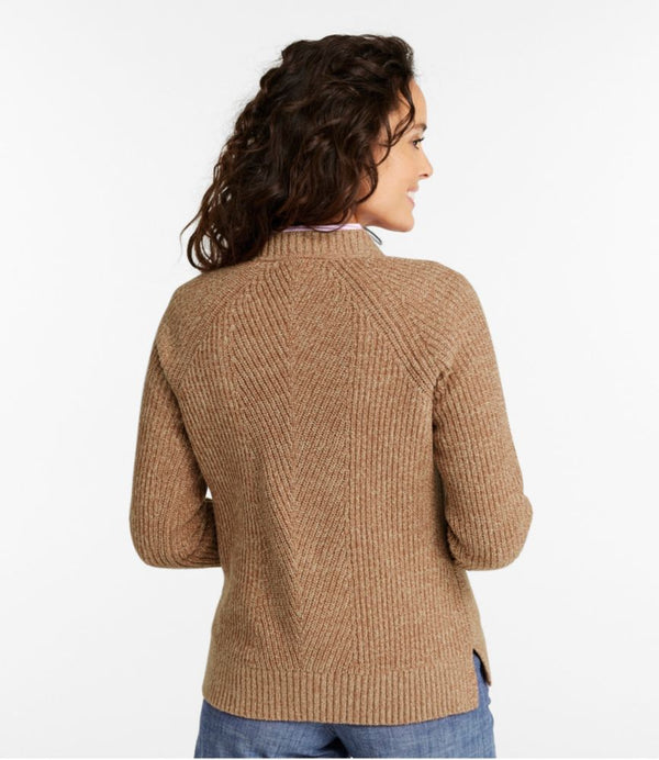 Women's Mariner Shaker Sweater, Crewneck