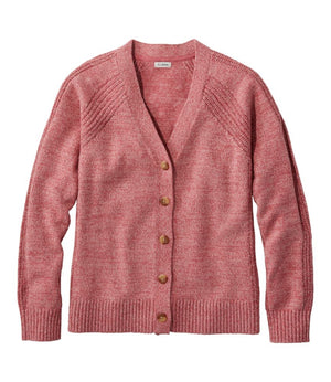 Women's Mariner Shaker Sweater, V-Neck Cardigan