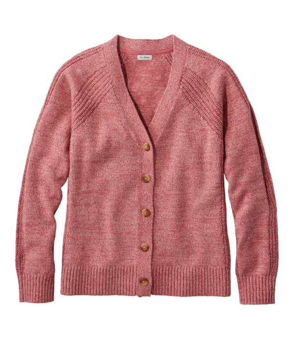 Women's Mariner Shaker Sweater, V-Neck Cardigan