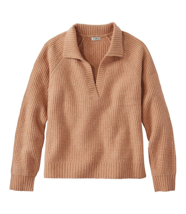 Women's SuperSoft Waffle Sweater, Polo