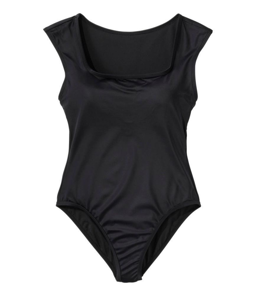 Women's Coastal Essentials Swimwear, Squareneck Tanksuit