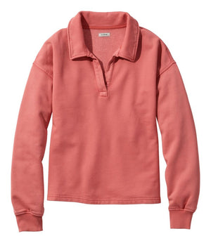 Women's Sunwashed Sweats Splitneck Polo
