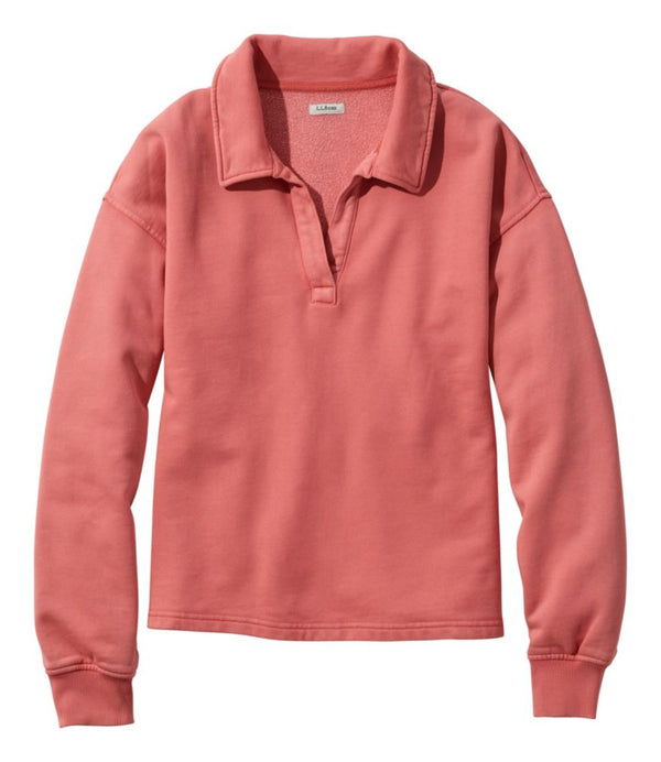 Women's Sunwashed Sweats Splitneck Polo