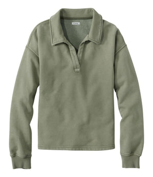 Women's Sunwashed Sweats Splitneck Polo