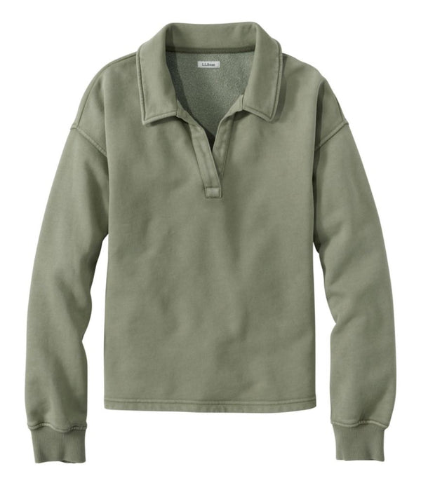 Women's Sunwashed Sweats Splitneck Polo