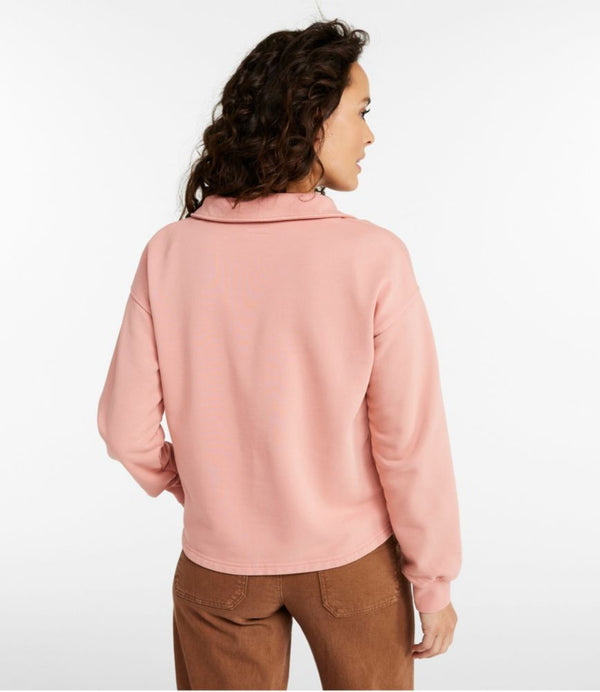 Women's Sunwashed Sweats Splitneck Polo