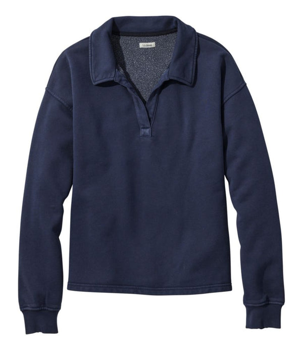 Women's Sunwashed Sweats Splitneck Polo