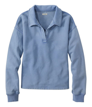 Women's Sunwashed Sweats Splitneck Polo