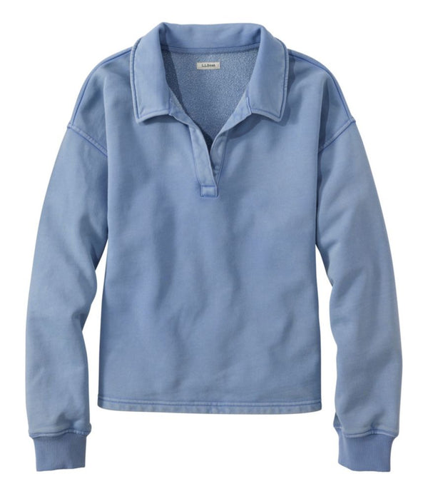 Women's Sunwashed Sweats Splitneck Polo