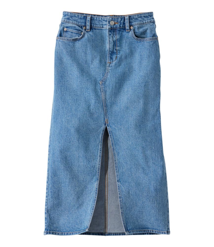 Women's Signature Heritage Denim Midi Skirt
