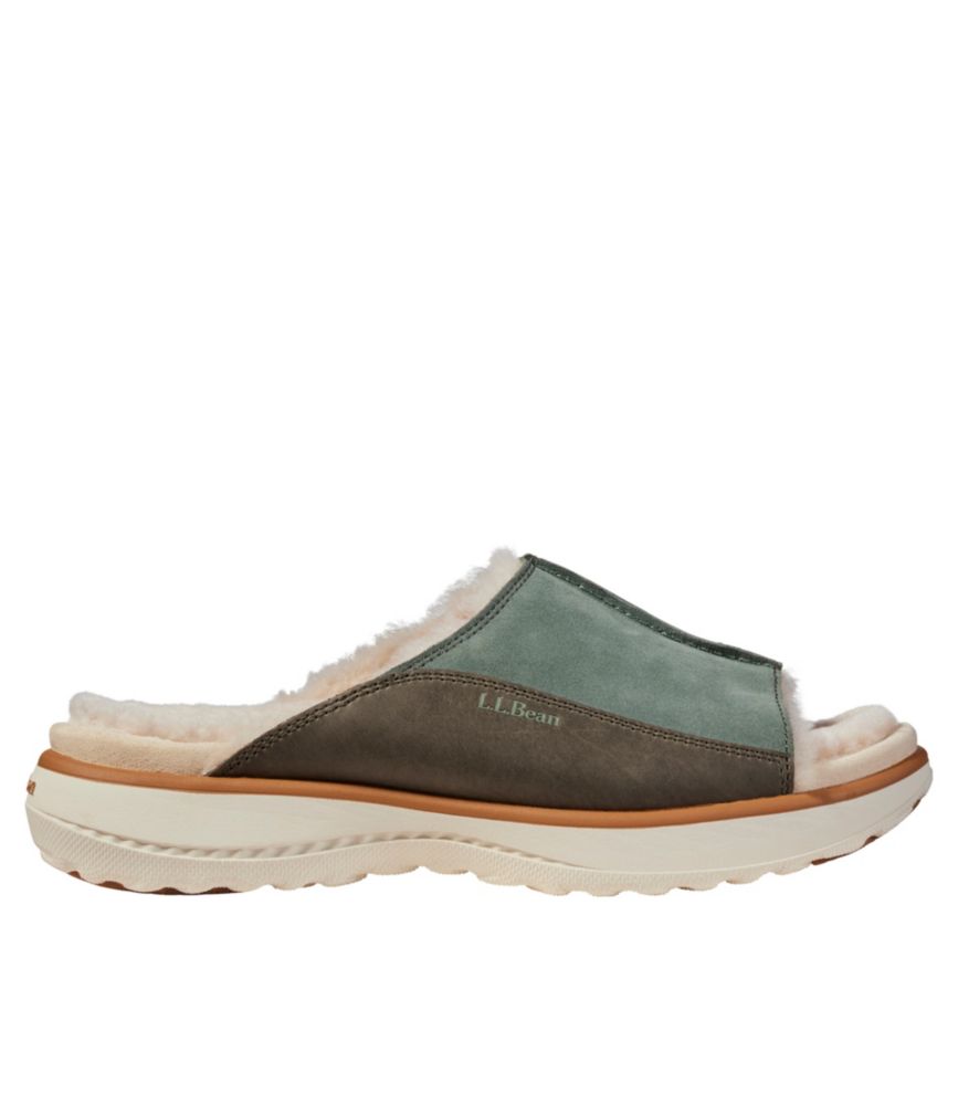 Women's Freeport Slides, Shearling-Lined