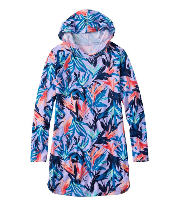 Women's SunSmart® UPF 50+ Sun Shirt, Hooded Tunic Print
