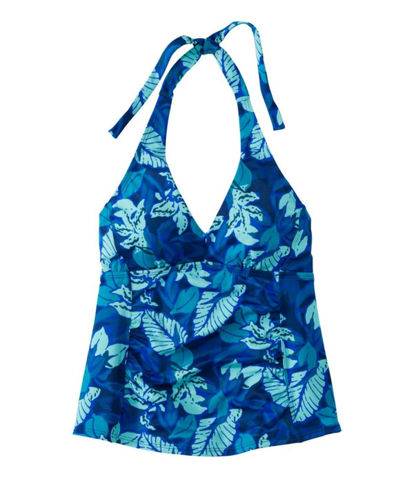 Women's BeanSport Swimwear, Halter Tankini Top Print