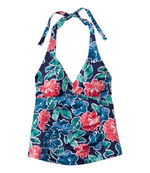 Women's BeanSport Swimwear, Halter Tankini Top Print