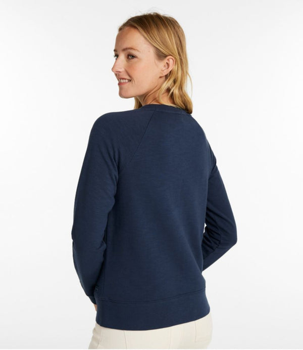 Women's Peaks Island Crewneck, Logo