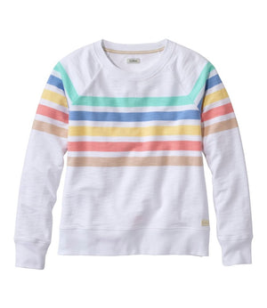 Women's Peaks Island Crewneck, Stripe