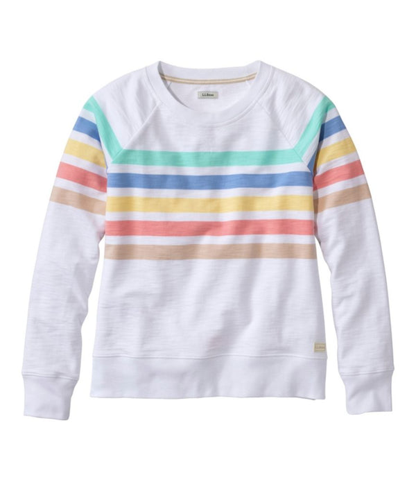 Women's Peaks Island Crewneck, Stripe