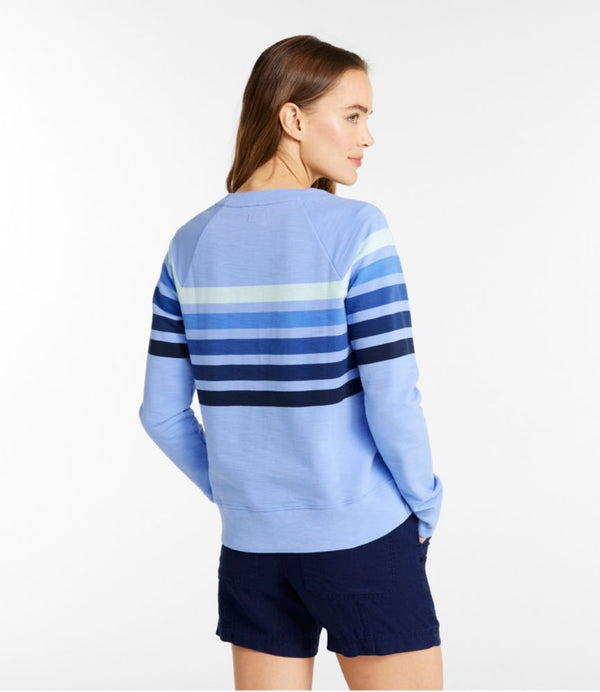 Women's Peaks Island Crewneck, Stripe