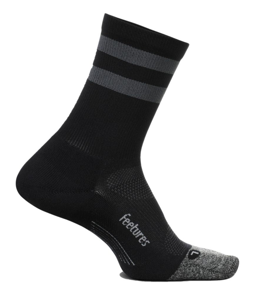 Adults' Feetures Mini Crew Stripe Light Cushion Sock