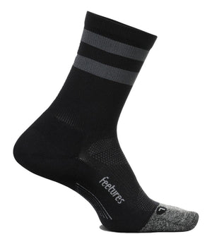 Adults' Feetures Mini Crew Stripe Light Cushion Sock