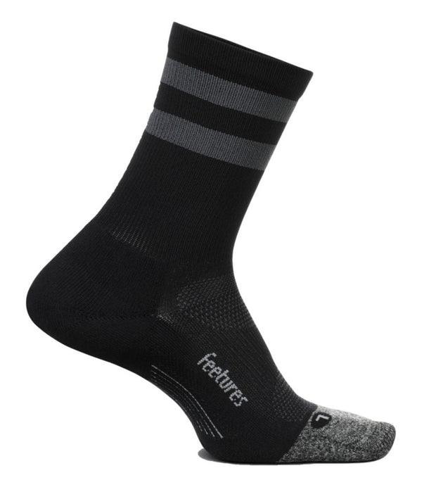 Adults' Feetures Mini Crew Stripe Light Cushion Sock